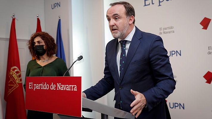 Esparza (UPN), sobre la expulsión de sus dos diputados: "Es una jugada rara que no puede permitir ningún partido"