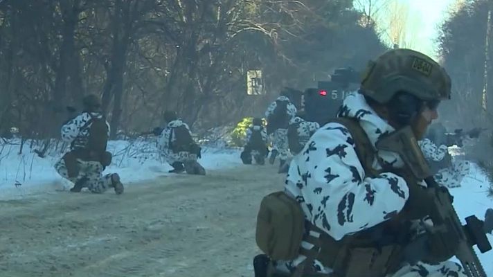 Ejercicios militares cerca de la frontera bielorrusa