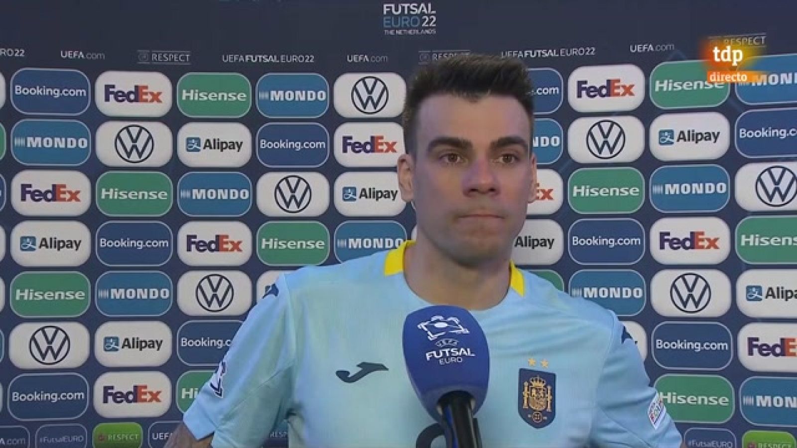 Europeo Fútbol Sala 2022 | Sergio Lozano: "Decepción, veníamos con mucha ilusión"
