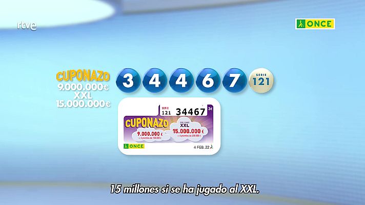 Sorteos ONCE - Sorteo ONCE - 04/02/22