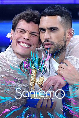 Festival de San Remo 2022: Mahmood y Blanco cantan "Brividi"