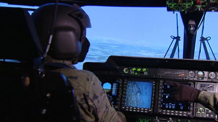 Los simuladores de vuelo de Agoncillo, escuela de pilotos