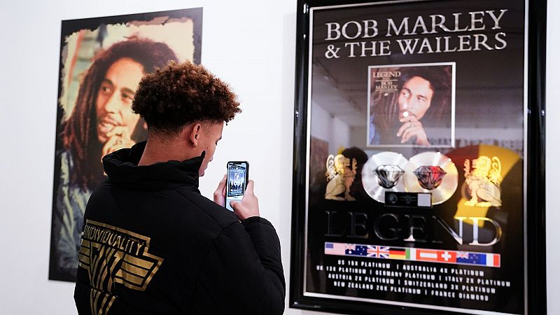 Una exposición en Londres recuerda la figura de Bob Marley, la estrella del reggae