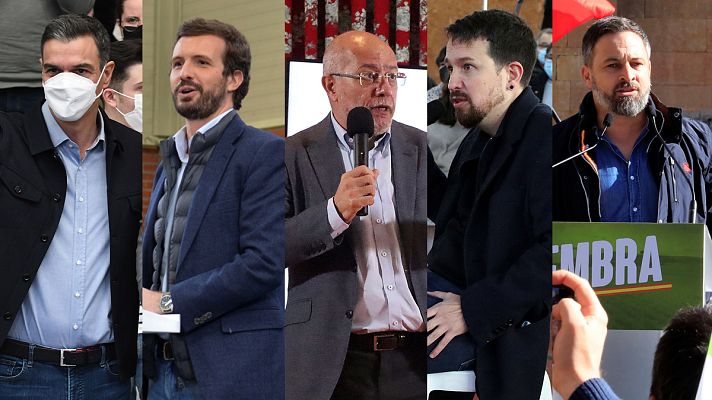 Telediario Fin de Semana - Los líderes nacionales se vuelcan en la campaña de Castilla y León con reproches mutuos