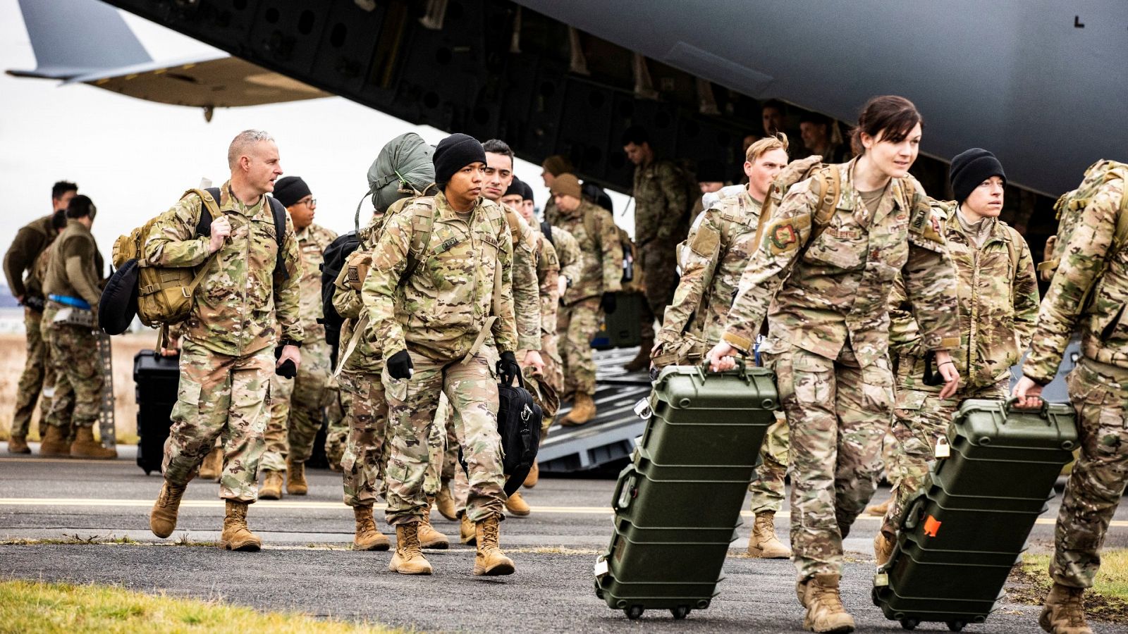 Llegan a Alemania soldados estadounidenses para fortalecer la OTAN