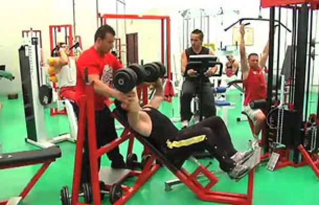 Conversación en el gimnasio