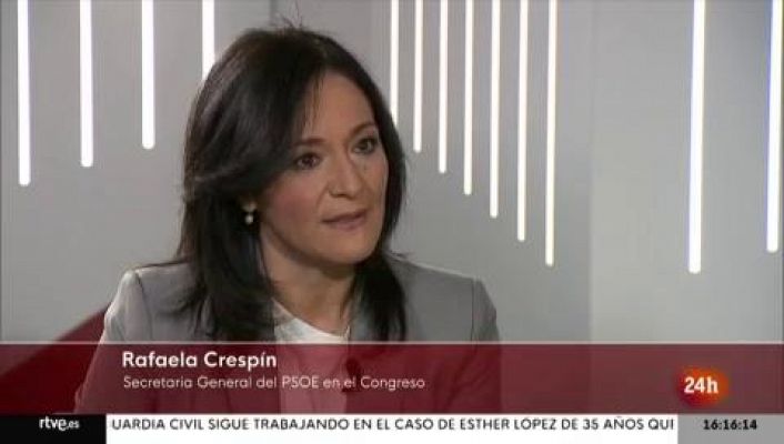 Rafaela Crespín, secretaria del PSOE en el Congreso