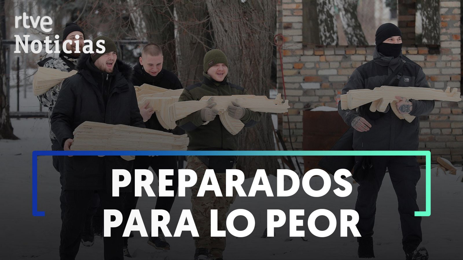 Fusiles de madera ante la amenaza rusa