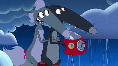 El lobo que quería regalar una lluvia de estrellas