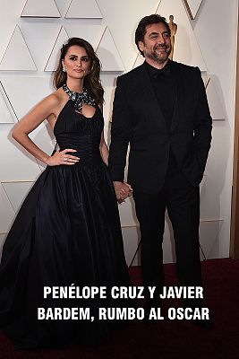 Telediario 1 - Penélope Cruz y Javier Bardem, rumbo al Oscar