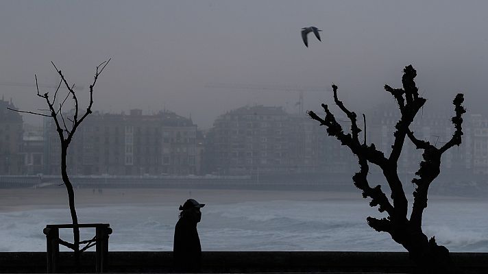 Nubes bajas y niebla en gran parte de España