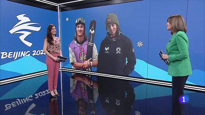 Telediario 1 - Pekín 2022 | Castellet en final de halfpipe y Lliso, diploma