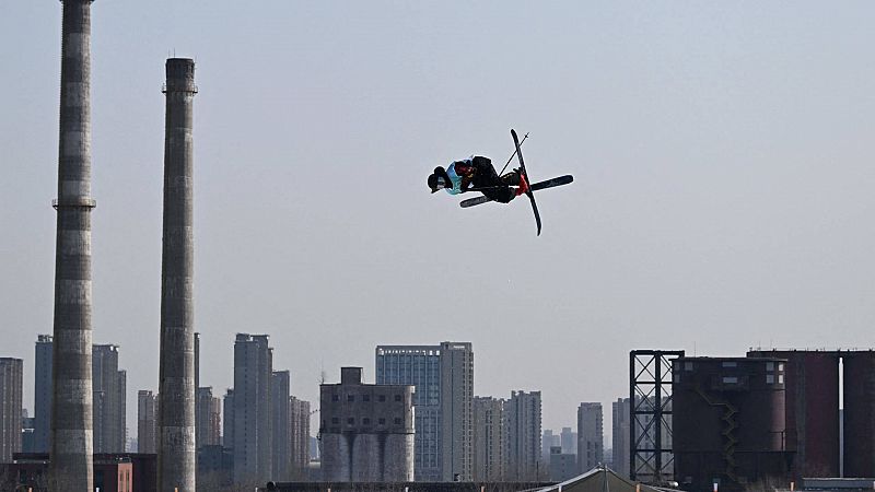 Javier Lliso, diploma en esquí acrobático en Pekín 2022: "Es brutal, estoy muy contento" -- Ver ahora