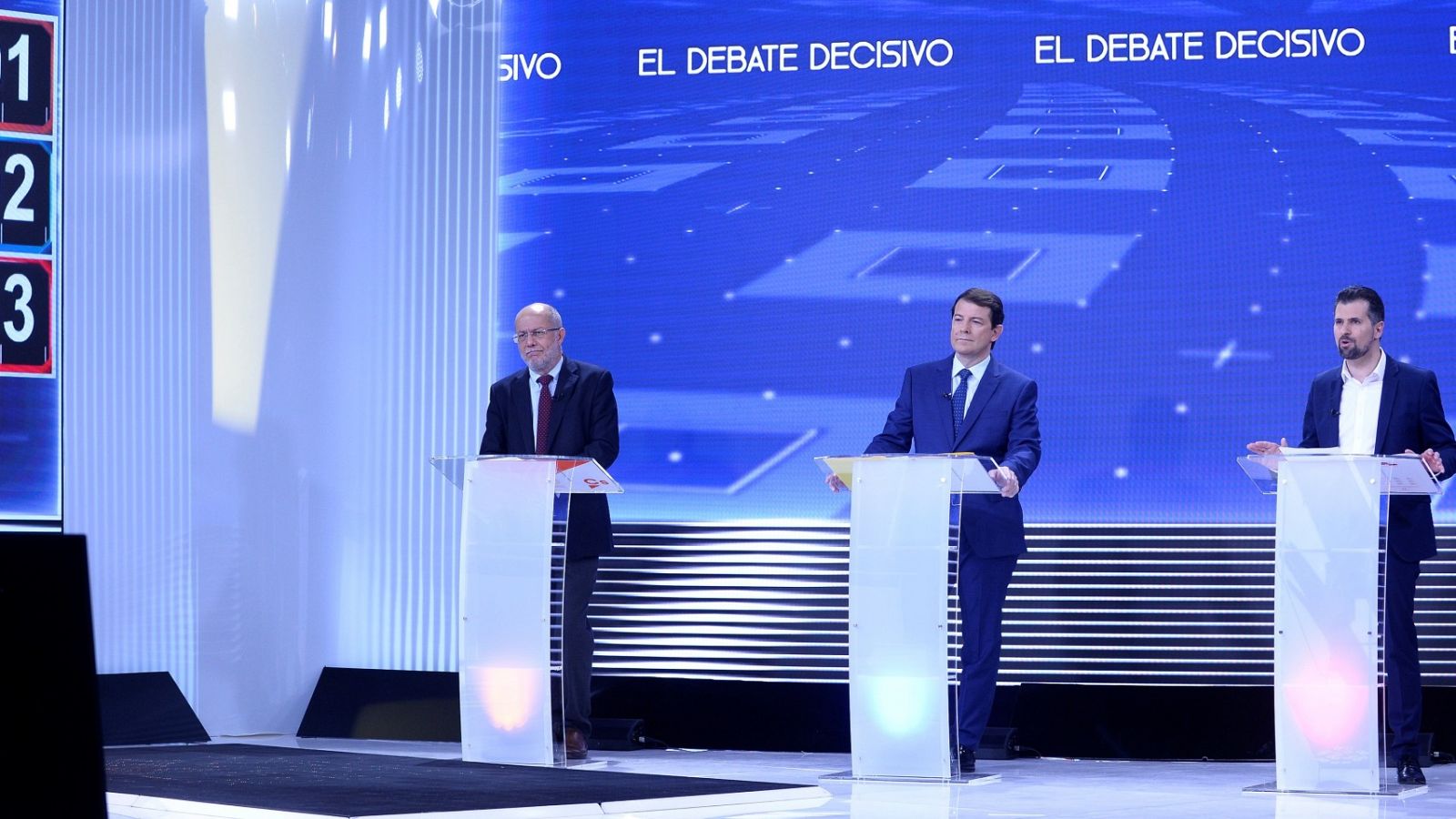 Minuto inicial en el segundo debate electoral en Castilla y León