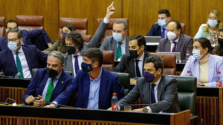 Telediario 1 - El Parlamento andaluz aprueba la nueva regulación del regadío en Doñana con la abstención del PSOE