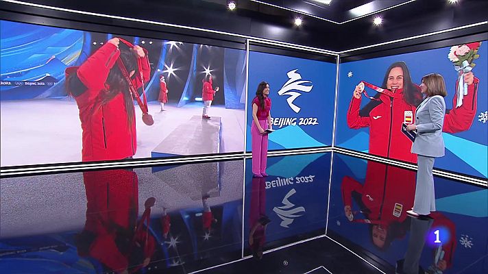 Telediario 1 - Queralt Castellet, en TVE: "He salido a darlo todo en las segunda ronda"