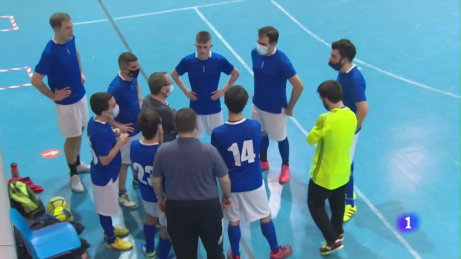 Jóvenes con parálisis cerebral integran un equipo de fútbol sala