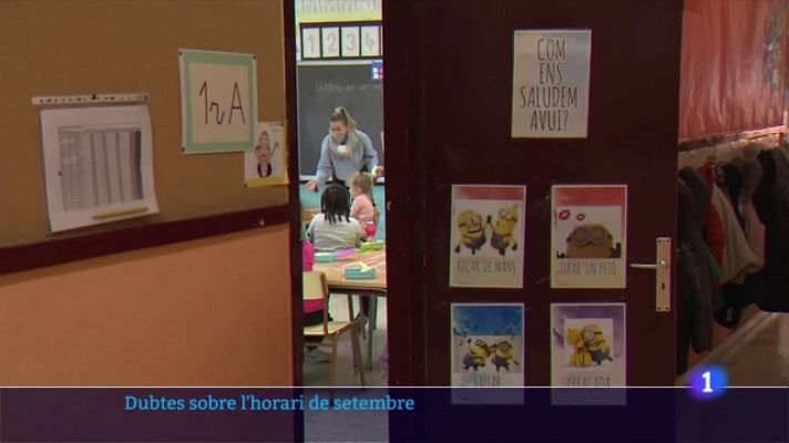 L'Informatiu - Els nens podran quedar-se a l'escola a la tarda al setembre sense cost