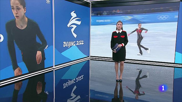 Telediario 1 - Kamila Valieva, positivo por dopaje en un control en diciembre antes de los Juegos de Invierno