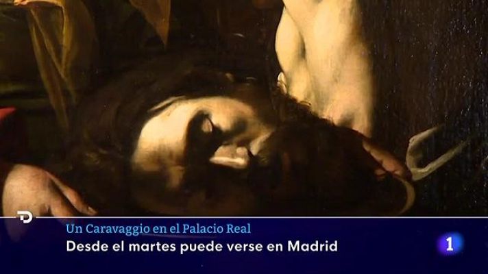 Telediario 1 - El Palacio Real expondrá al público su Caravaggio, a partir del martes