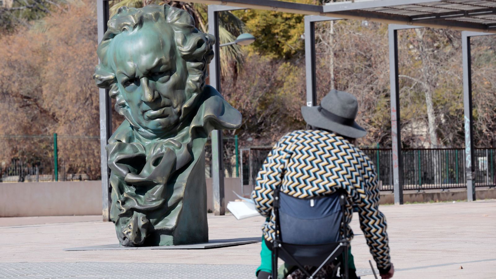 Los ayudantes de protocolo ensayan para los Goya 2022