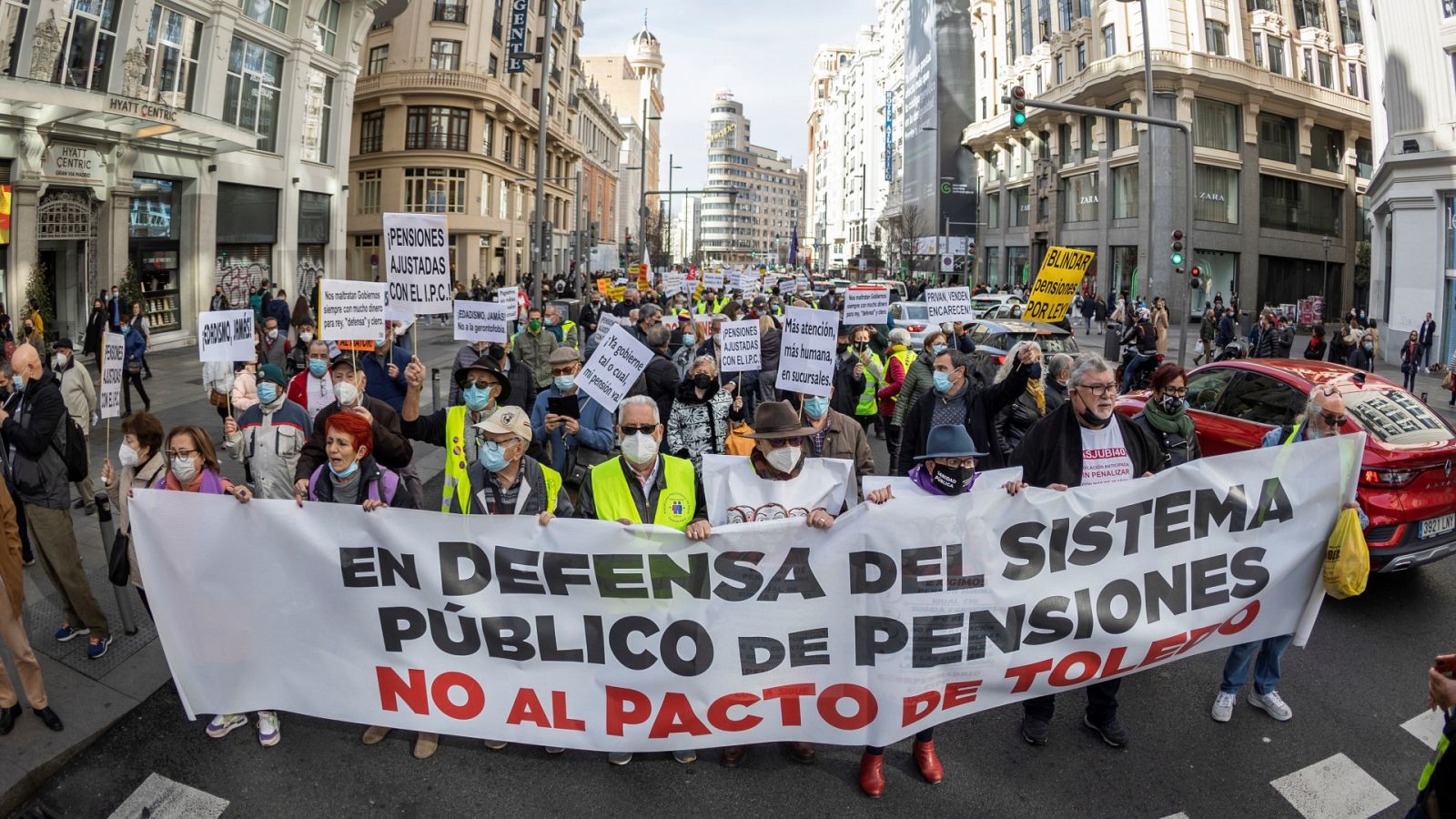 Pensionistas de toda España vuelven a reclamar pensiones dignas