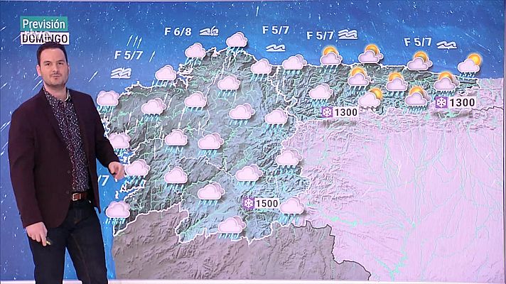 Chubascos débiles en el interior peninsular, más probables durante las horas centrales y en zonas de montaña