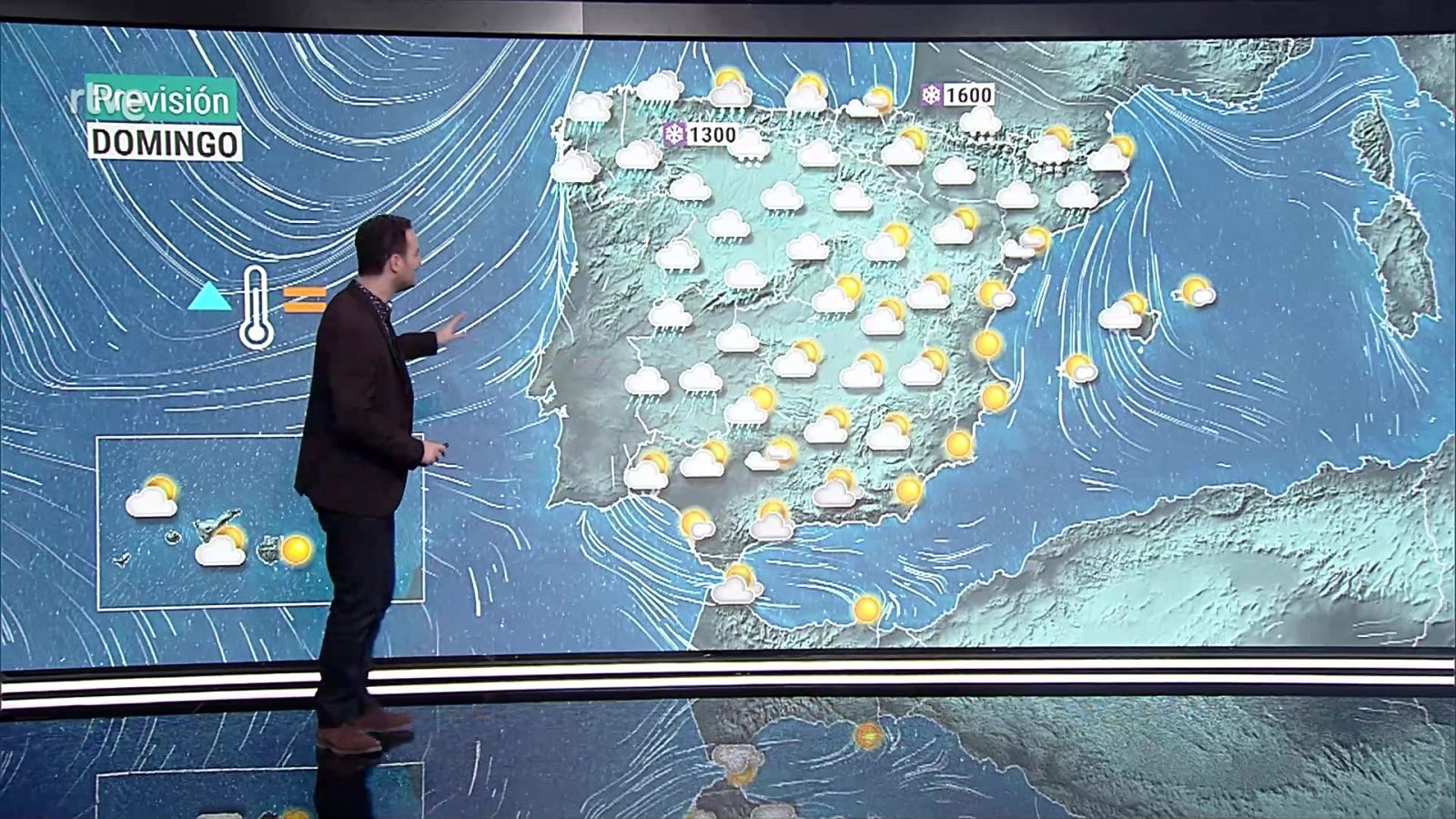 Las temperaturas máximas bajan en Canarias, Cataluña, oeste de Galicia y sur peninsular, pero suben en el Cantábrico oriental y el alto Ebro - ver ahora