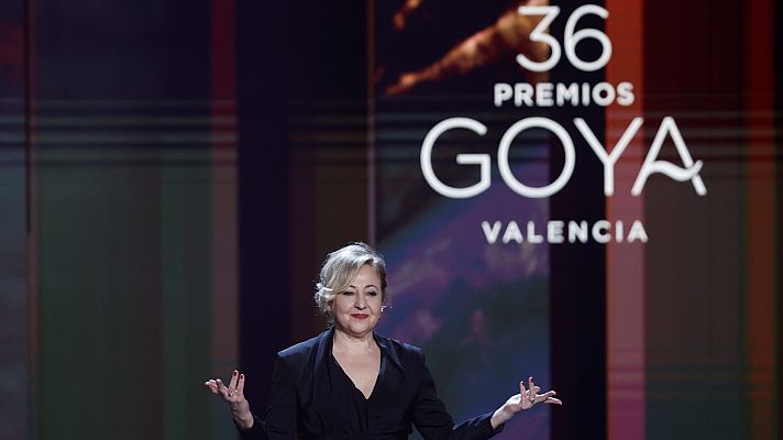 Carmen Machi arranca la gala de los Goya "del reeencuentro"
