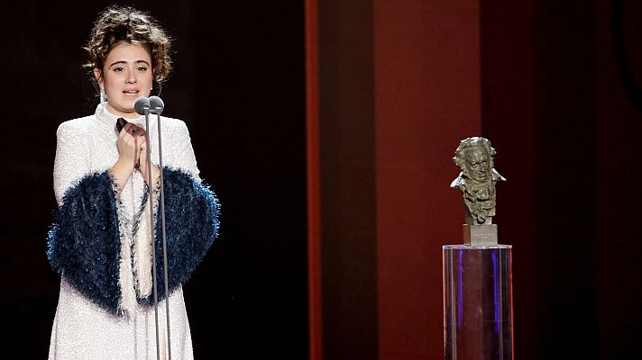 Premios Goya - María Cerezuela gana el Goya a la mejor actriz revelación: "Este premio es para María Jáuregui"