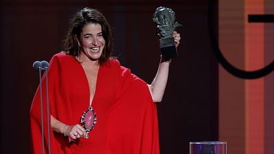 Nora Navas, ganadora del Goya a mejor actriz de reparto por su papel en 'Libertad'