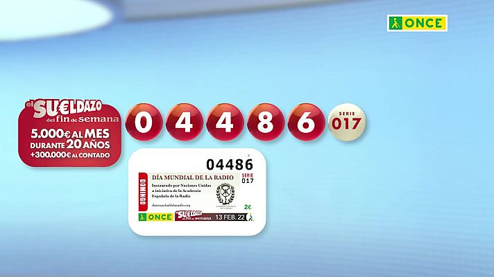 Sorteos ONCE - Sorteo ONCE - 13/02/22