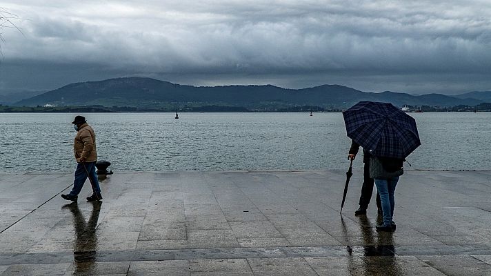 Jornada lluviosa con precipitaciones intensas en el extremo norte