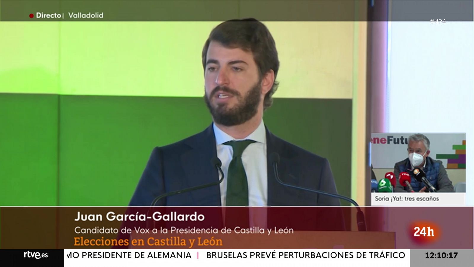 Informativo 24h: García Gallardo (Vox) pide entrar en el Gobierno | RTVE Play