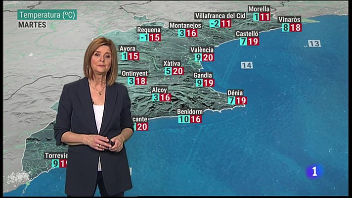 El tiempo en la Comunitat Valenciana - 14/02/22