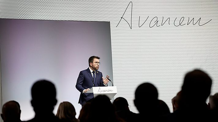 La tarde en 24h - Aragonés pide a Sánchez reanudar la mesa de diálogo y le acusa de bloquearla "por la poca valentía del Estado"