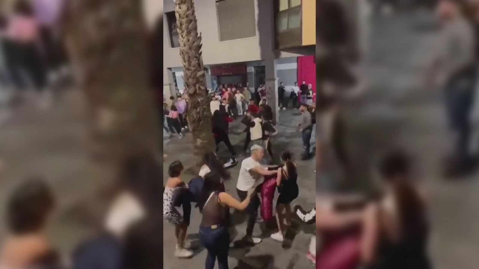 Telecanarias: Vídeo de una de las peleas nocturnas  en una antigua comisaria | RTVE Play