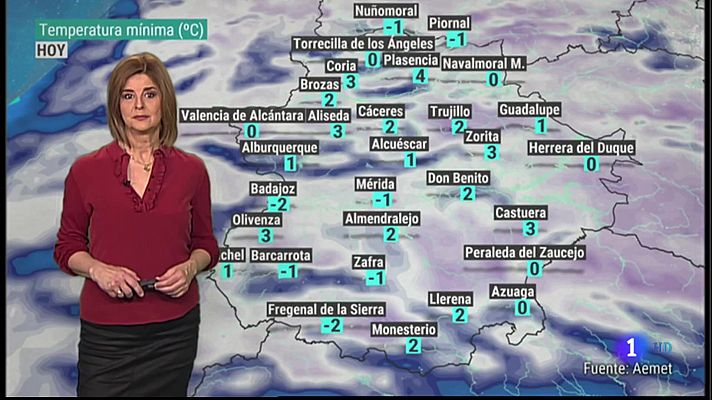 El Tiempo en Extremadura - 15/02/2022