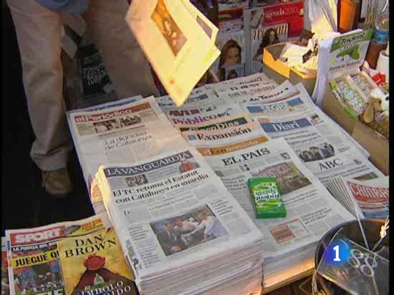  12 periódicos editados en Cataluña publican hoy un mismo editorial en defensa del Estatut