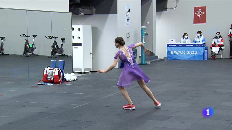 Kamila Valieva, emocionante lder del programa corto de patinaje artstico