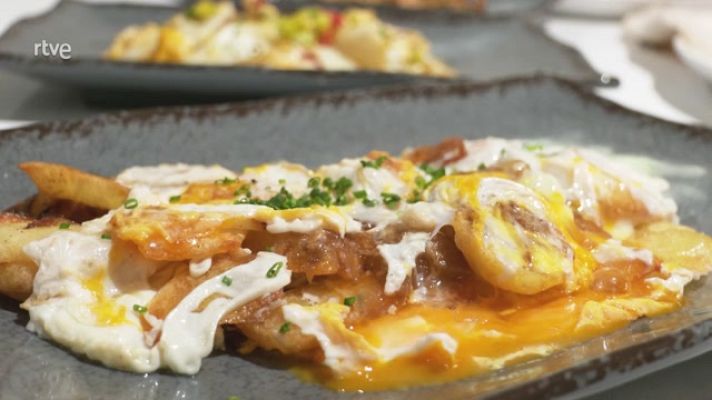 Aquí la Tierra - Revuelto con bacalao y setas