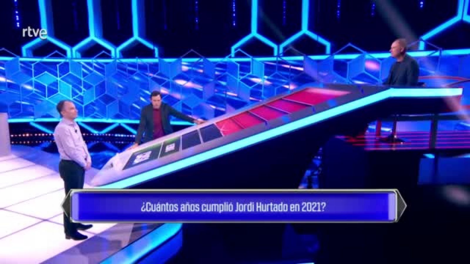 La pregunta sobre Jordi Hurtado a El Cazador, l'altre concurs de TVE