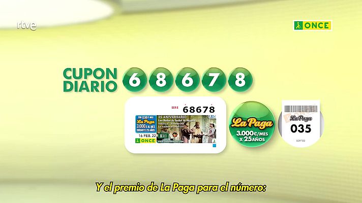 Sorteos ONCE - Sorteo ONCE - 16/02/22