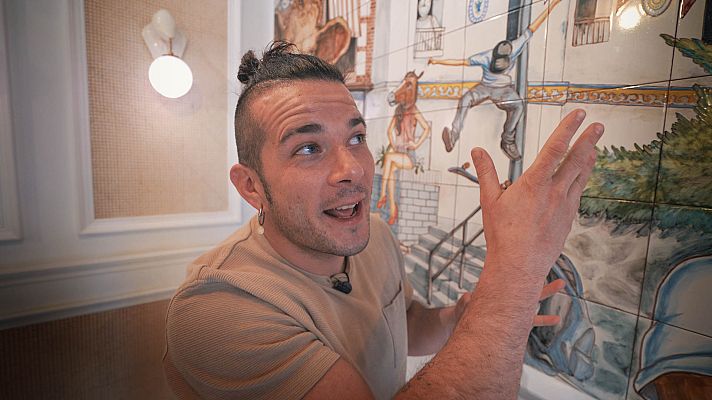 Raíces, la historia de Carlos Maldonado - Carlos Maldonado: "El mural es el hilo conductor y el alma del restaurante"