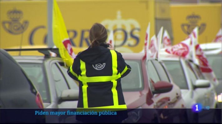 Trabajadores de Correos piden mayor financiación pública