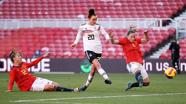 Telediario Matinal - España y Alemania empatan en la Arnold Clark Cup