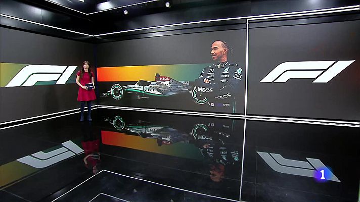 Telediario 1 - Así es el nuevo Mercedes W13 de Hamilton