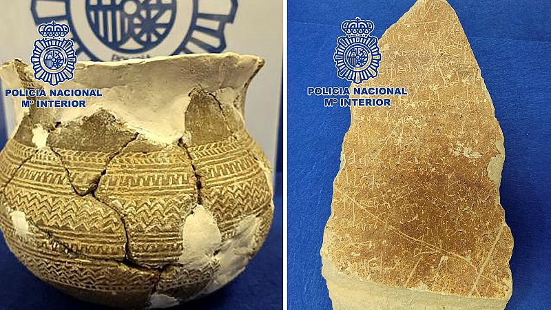 La Policía recupera en Cáceres 12.000 piezas arqueológicas de gran valor