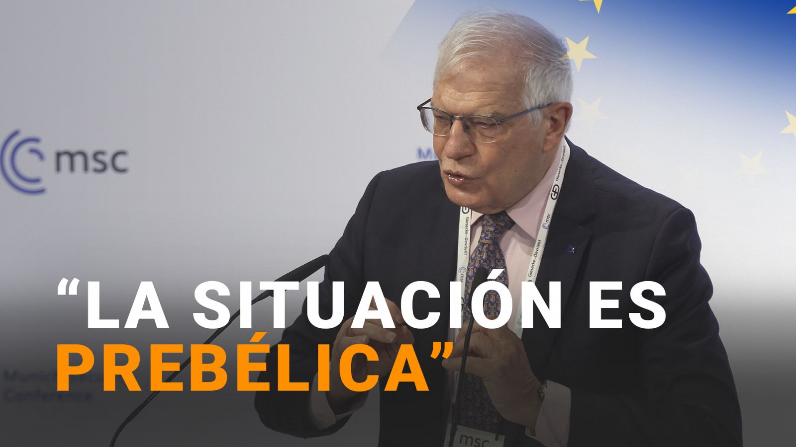 Sin programa: Borrell: "Hay una desinformación creciente sobre lo que pasa y la situación es prebélica" | RTVE Play