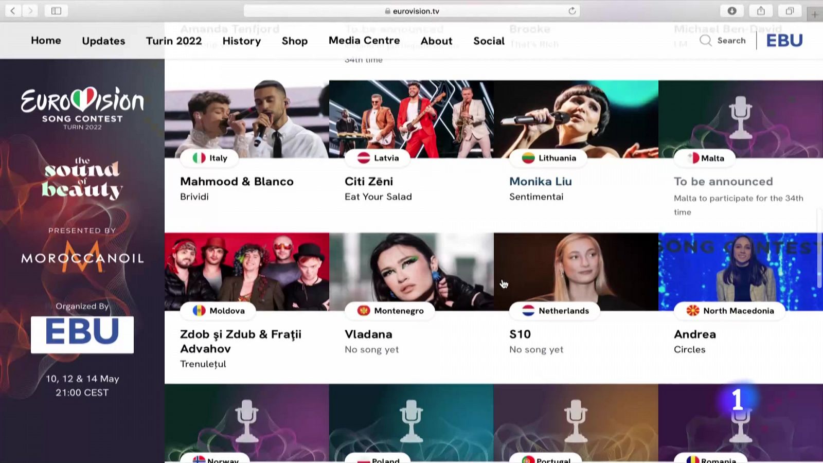 La tensión entre Ucrania y Rusia en Eurovisión - RTVE.es